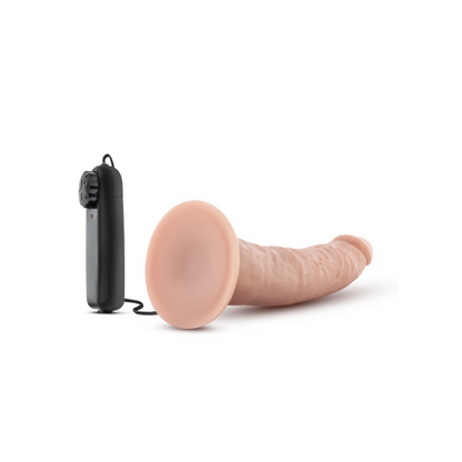 Dr. Skin Dr. Dave Vibrating Dildo with Suction Cup 7in - Vanilla