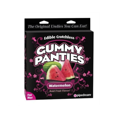 Edible Crotchless Gummy Panties - Watermelon