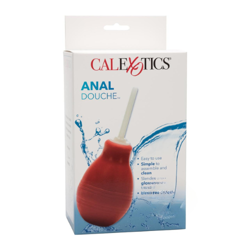 Anal Douche Glow in The Dark Tip - Red And Clear