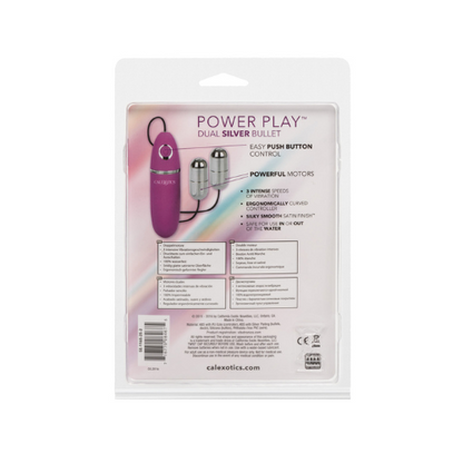 Power Play Dual Silver Bullets - Silver