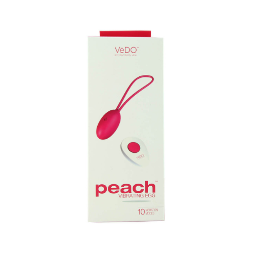 Peach Vibrating Egg - Foxy Pink